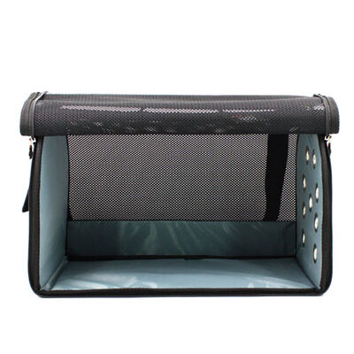 Lepus Mesh Pet Carrier Bag Breathable Blue 28x45x28 cm