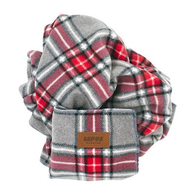 Lepus Pet Blanket Soft Warm Fleece for Cats and Dogs Red 75x100 cm