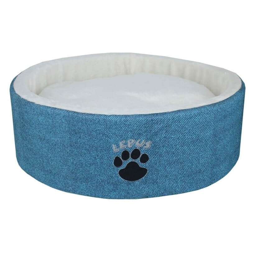Lepus Mia Donut Cat and Small Dog Bed Brown 50 cm