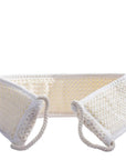 Lewingo XL Cotton Back Bath Mitt for Deep Cleansing 1 pc