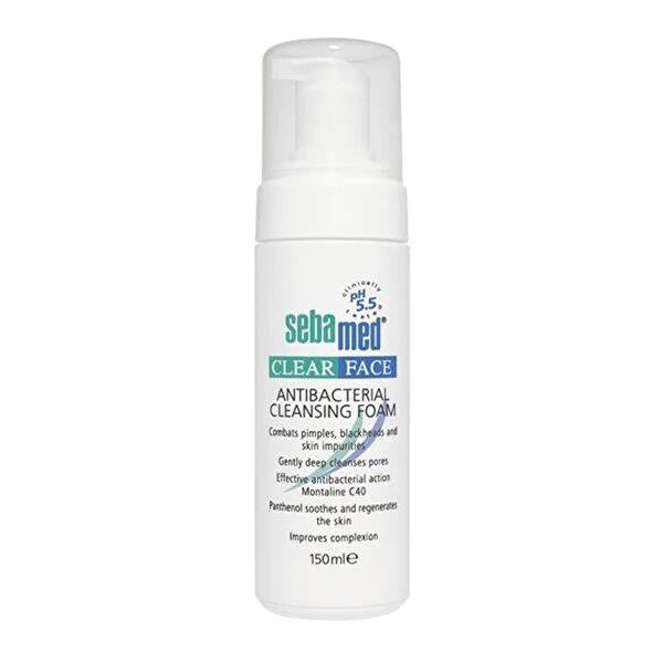 Sebamed Clear Face Cleansing Foam: pH 5.5 Acne-Prone Skin Cleanser, Deep Pore Cleansing, Blackhead Prevention - Gentle & Effective Sebamed Clear Face Foam: Acne Cleanser & Deep Pore Cleansing Sebamed Clear Face Cleansing Foam, acne-prone skin cleanser, pH 5.5 facial cleanser, deep pore cleansing foam, blackhead prevention cleanser, oil-free face wash, sensitive skin facial cleanser, facial cleanser, cleansing foam, acne treatment, skincare, pH balanced, Montaline C40, oil control, blemish control, gentle cl