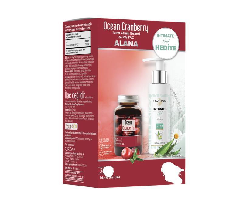 Neutracy Cranberry Extract Supplement with Intimate Gel - Urinary Tract Health Support for Individuals and - Intimate Care