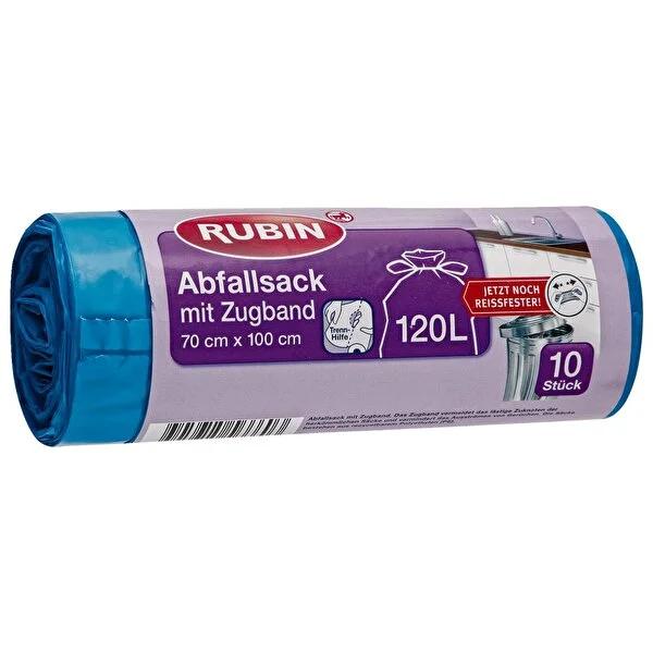 Rubin 120L Large Capacity Drawstring Trash Bags - 10 Pack, 27.56 x 39.37 inches Rubin 120L Drawstring Trash Bags - 10 Pack Trash bags, Drawstring trash bags, 120 Litre trash bags, Large capacity trash bags, Recyclable trash bags, Household waste management, Kitchen waste disposal, Office waste management, Waste disposal solutions, Hygienic waste management, Convenient waste disposal