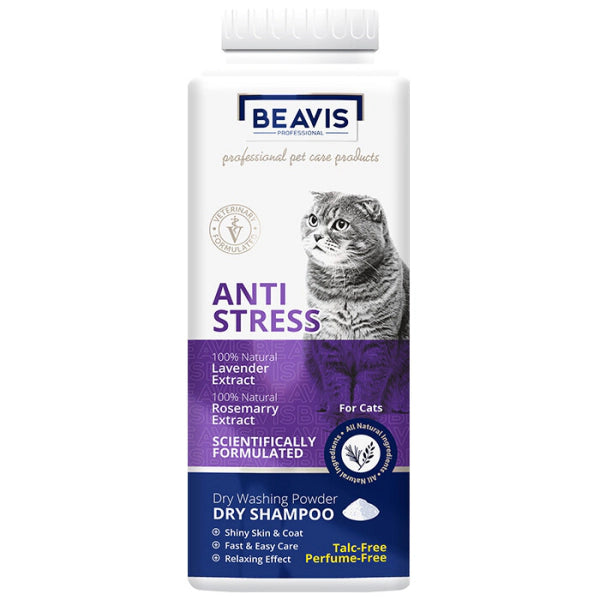 Beavis Anti-Stress Lavender & Rosemary Powder Cat Shampoo 150g