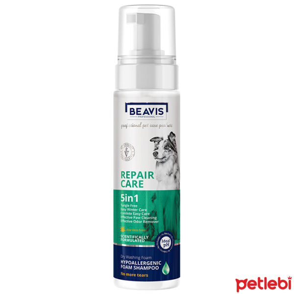 Beavis Repair Care 5in1 Aloe Vera Foam Dog Shampoo 200ml