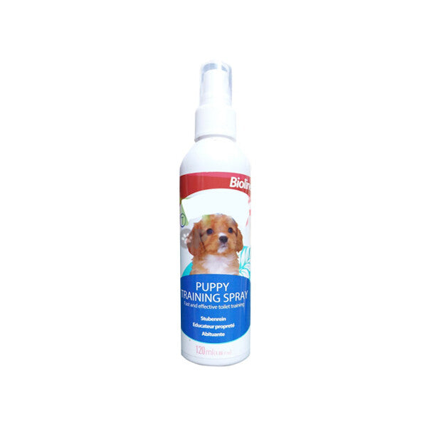 Bioline Puppy Potty Training Spray for Indoor Use 120ml