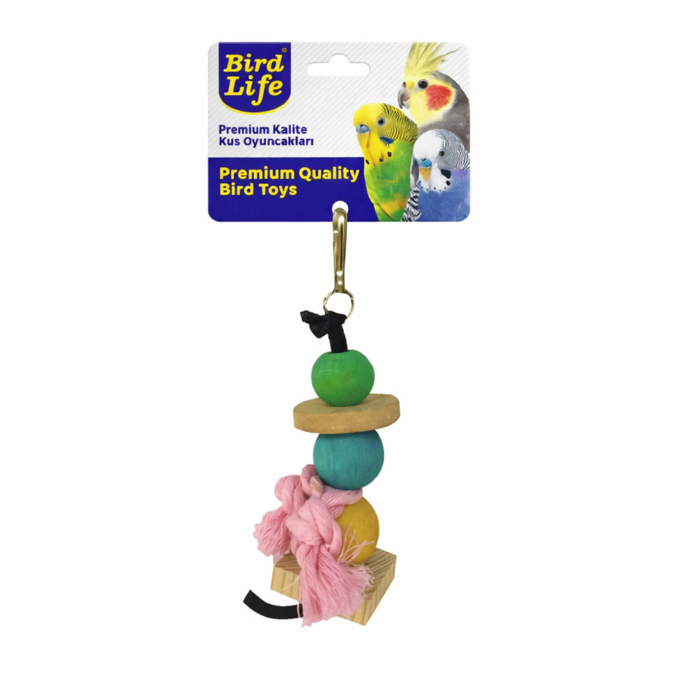 Birdlife Hanging Snowman Bird Toy with Bell 12cm