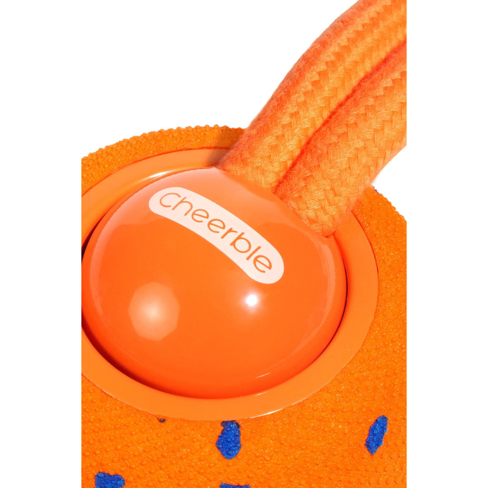 Cheerble Wicked Ball Rolly Interactive Moving Dog Toy Orange