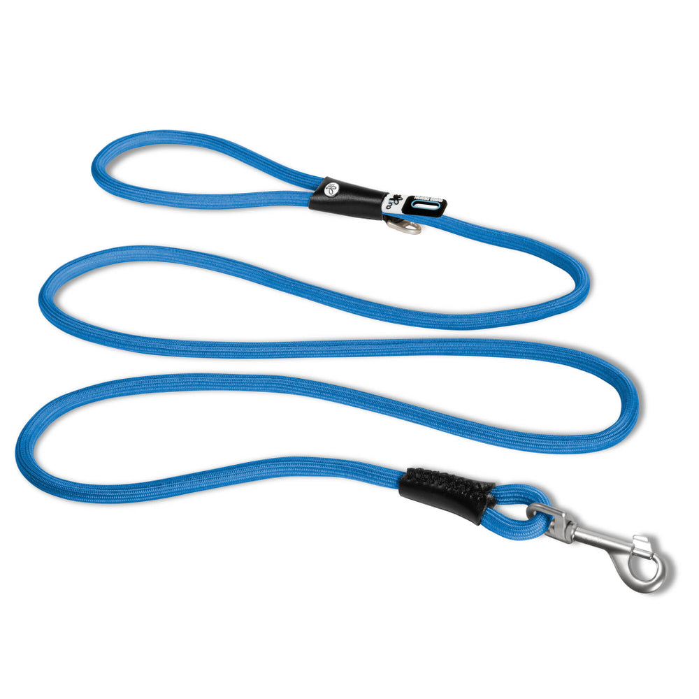 Curli Stretch Comfort Dog Leash Blue 1.8m Size M