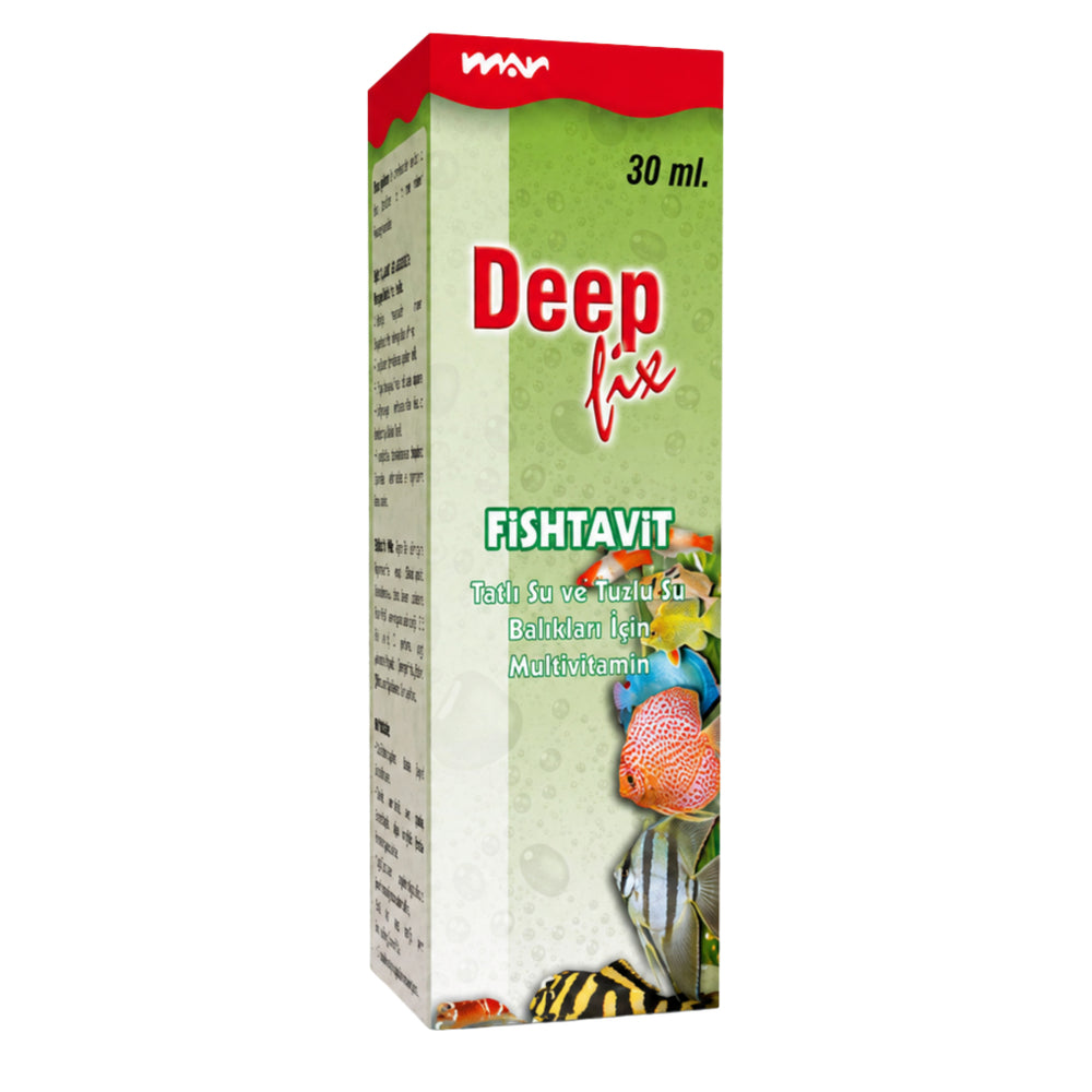 Deep Fix Fishtavit Aquarium Fish Multivitamin Supplement 30ml