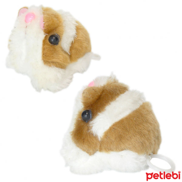Eastland Vibrating Plush Hamster Interactive Cat Toy 7cm
