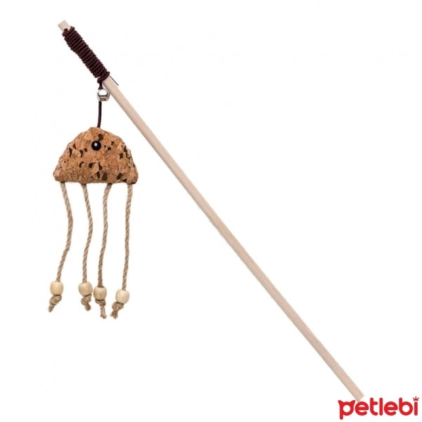 Eastland Catnip Octopus Fishing Wand Toy for Cats 50cm