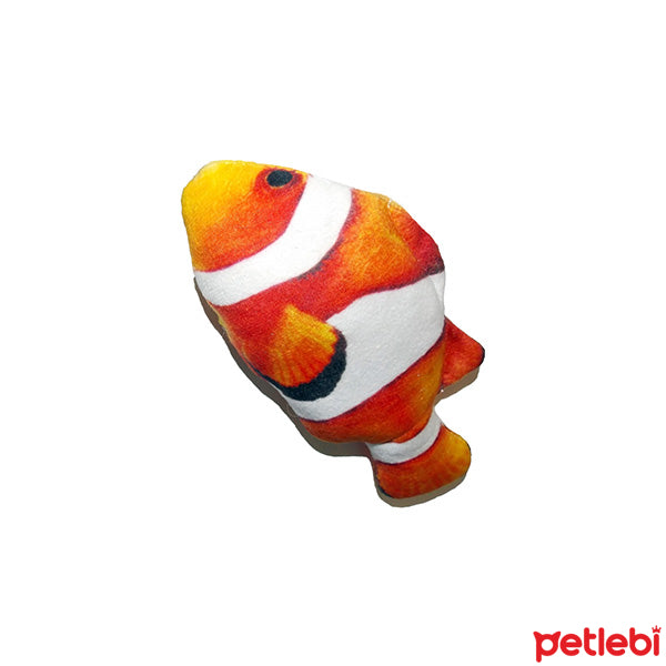 Eastland Plush Clownfish Cat Toy Soft Play Companion 20cm