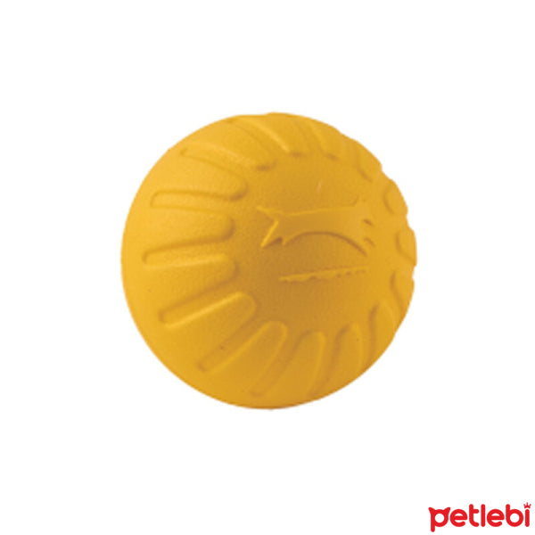 Eastland Dog Toy Ball Durable TPR Fetch Toy Yellow 7cm