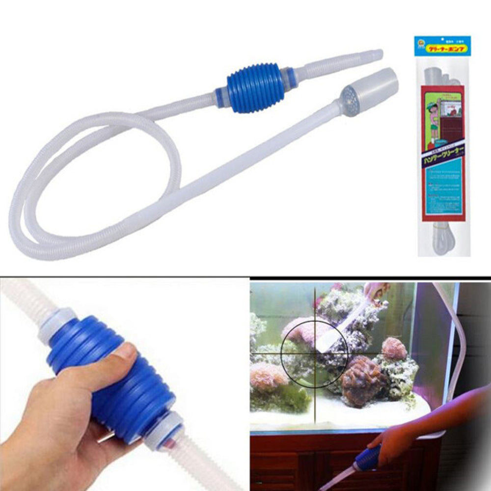 Eurostar Aquarium Gravel Cleaner with Manual Pump 150cm