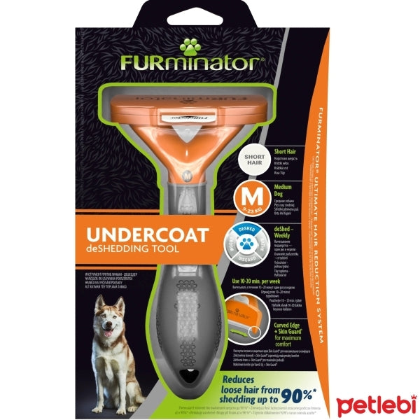 FURminator Medium Dog Short Hair Deshedding Tool M
