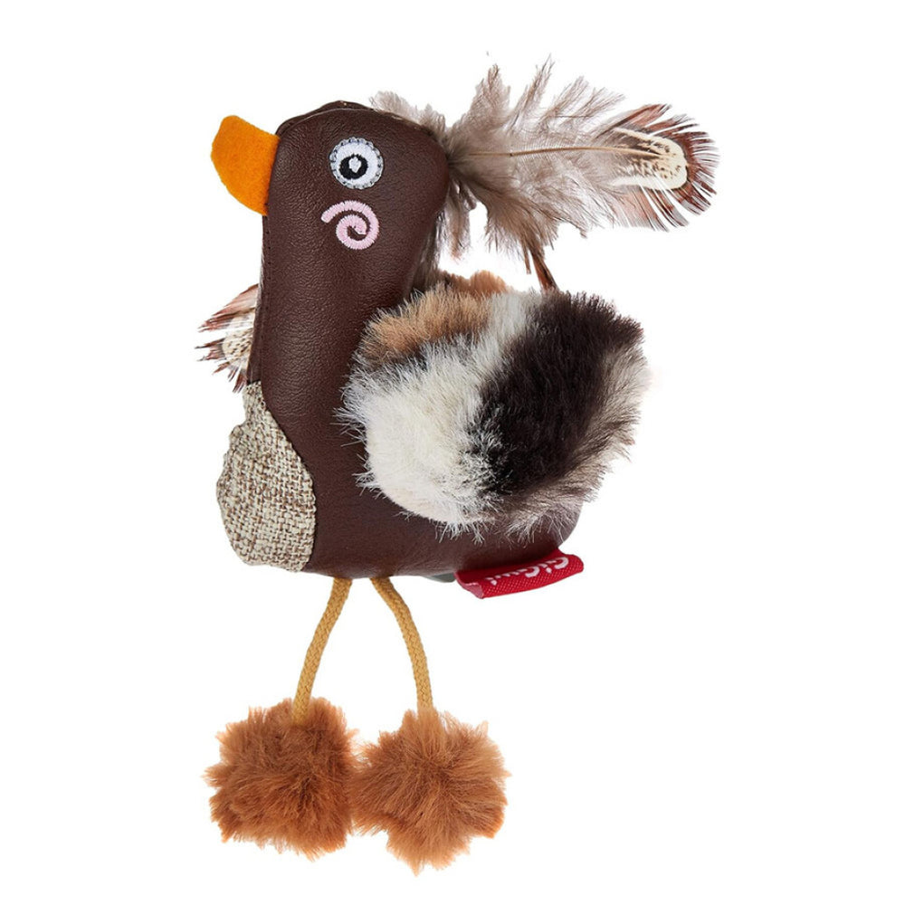 Gigwi Catnip Duck Plush Toy for Active Play 12cm