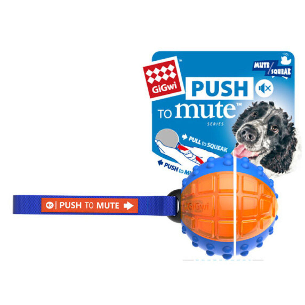 Gigwi Sound Controlled Ball Dog Toy with Mute Option