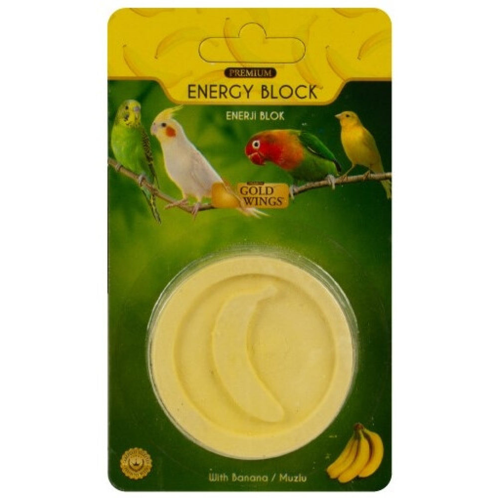 Gold Wings Premium Banana Bird Energy Block for Beak Health 5cm
