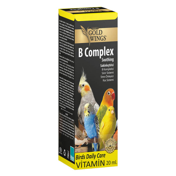 Gold Wings B Complex Bird Vitamin for Stress Support 20ml