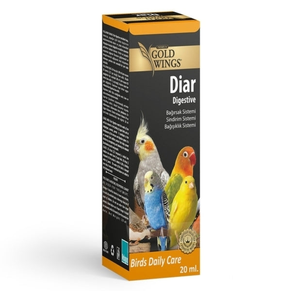 Gold Wings Diar Bird Digestive System Support Supplement 20ml