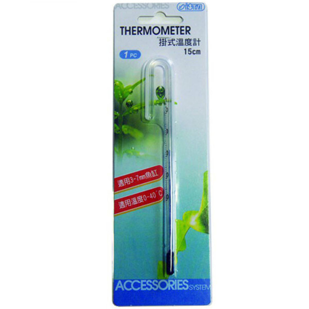 Ista I624 Hanging Glass Aquarium Thermometer 15cm