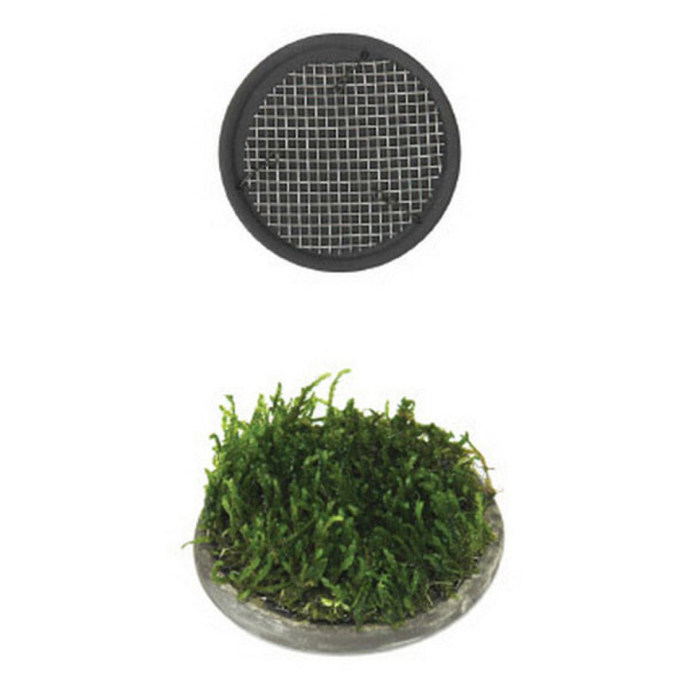 Ista Round Ceramic Aquarium Plant Base with Mesh 5cm