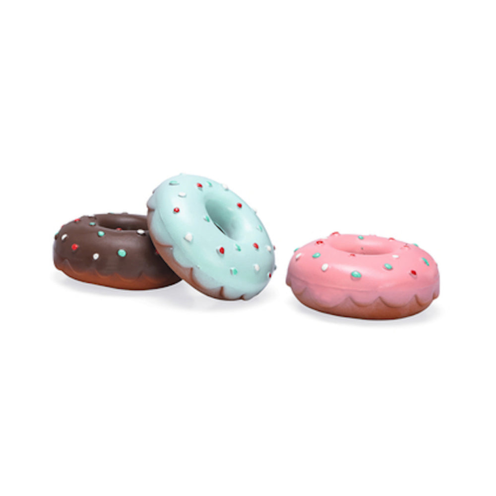 Karlie Squeaky Donut Dog Toy for Interactive Play 12cm