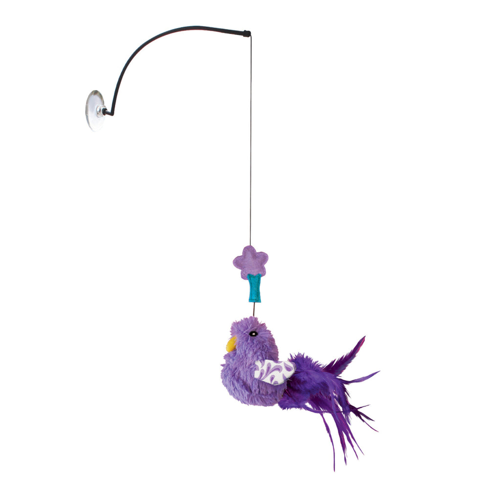 KONG Connects Window Teaser Bird & Feather Cat Toy 1 Count
