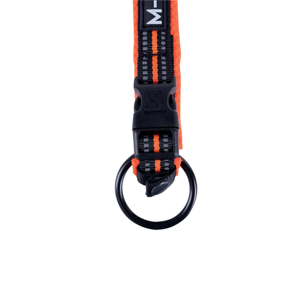 M-Pets Hiking Reflective Dog Collar Orange 30-40cm S