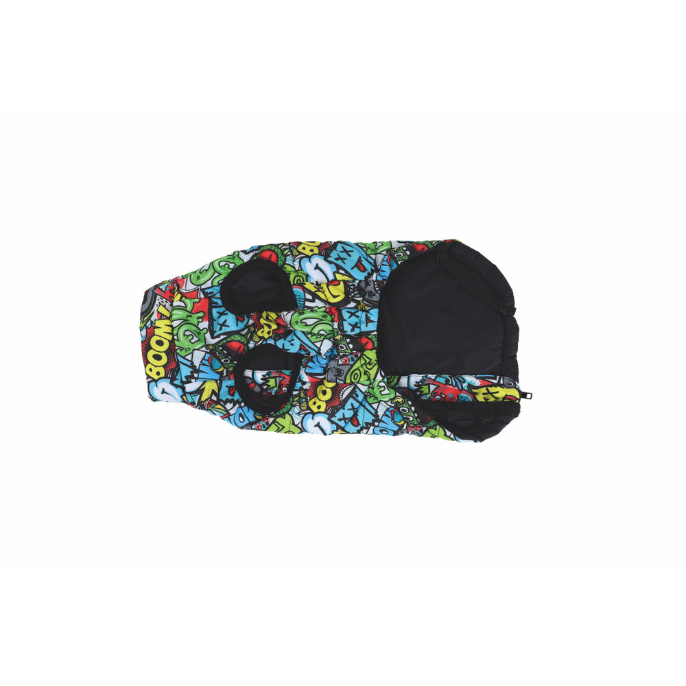 M-Pets Urban Style Dog Jacket, Recycled Fabric, 44-45 cm, Mixed Colors, XS