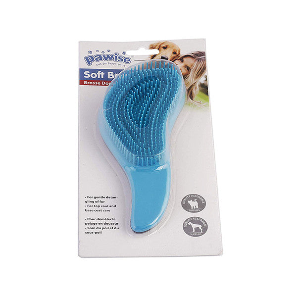 Pawise Sensitive Dog Grooming and Bath Brush 19cm