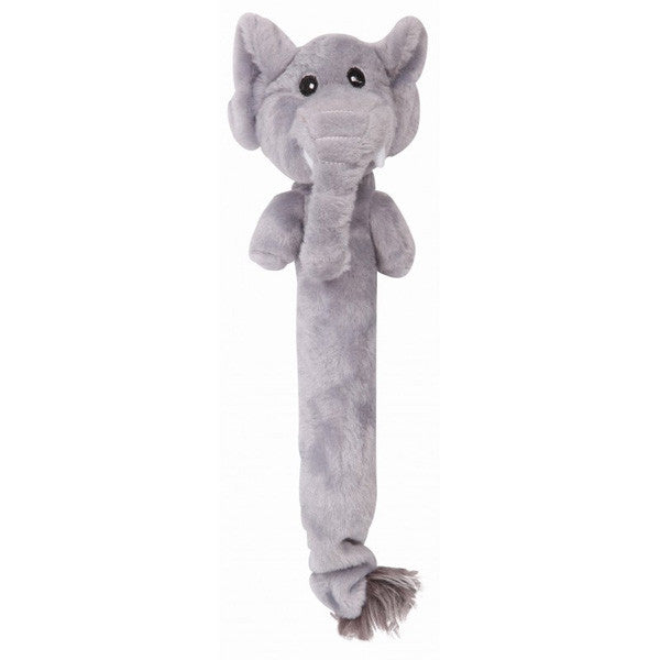 Pawise Stick Elephant Squeaky Plush Dog Toy 32cm
