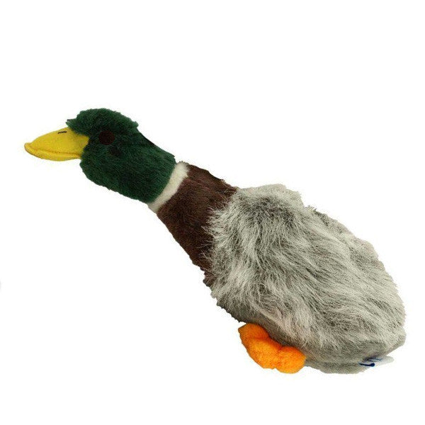 Pawise Squeaky Duck Plush Dog Toy for Active Play 32cm