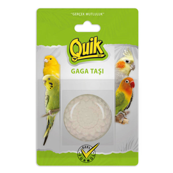 Quik Calcium Enriched Bird Beak Stone for Small Birds 4cm