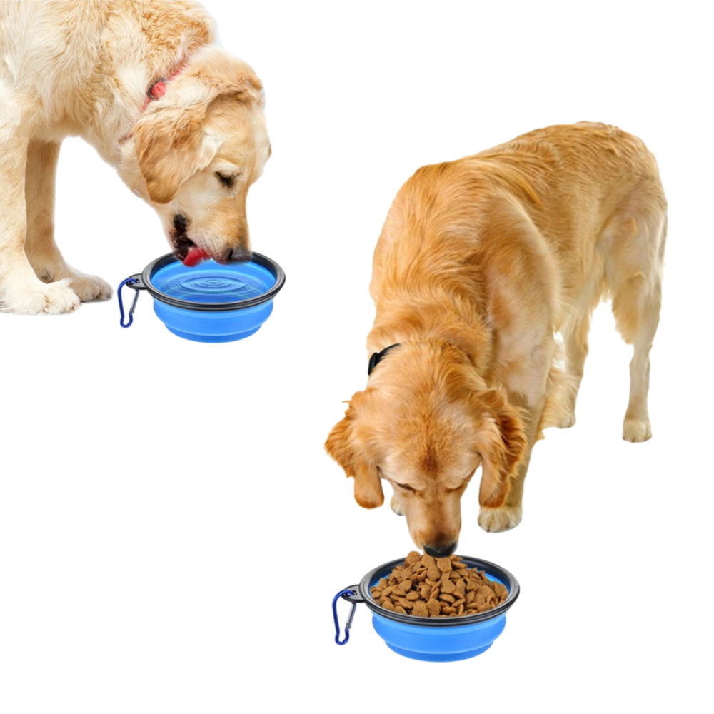 Rimba Collapsible Silicone Pet Food and Water Bowl 13cm
