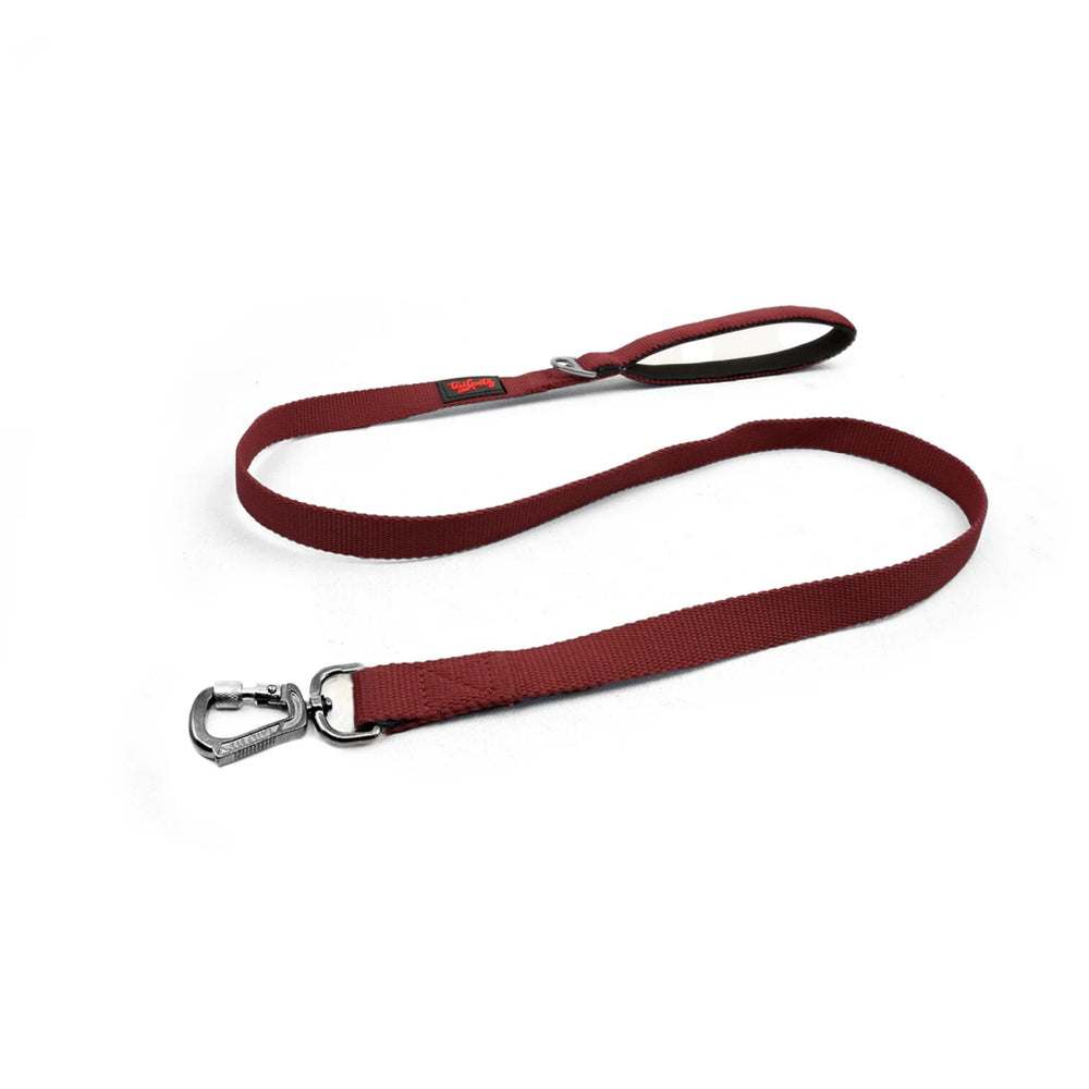 Tailpetz Match Dog Leash Durable Control Strap Burgundy 140cm