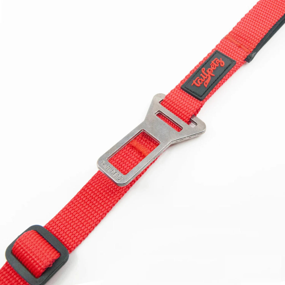 Tailpetz Red Dog and Cat Safety Belt Leash Medium 1 Unit