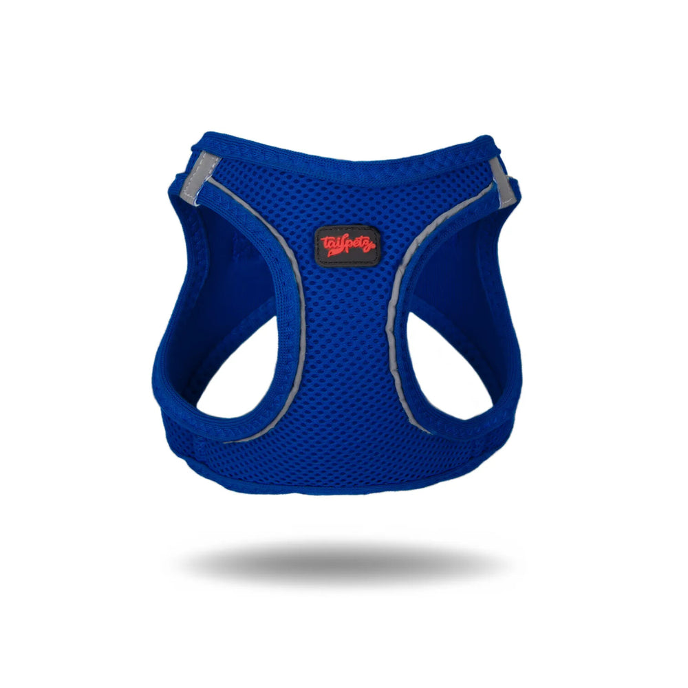 Tailpetz Air-Mesh Small Breed Dog Harness Sax Blue 2XS