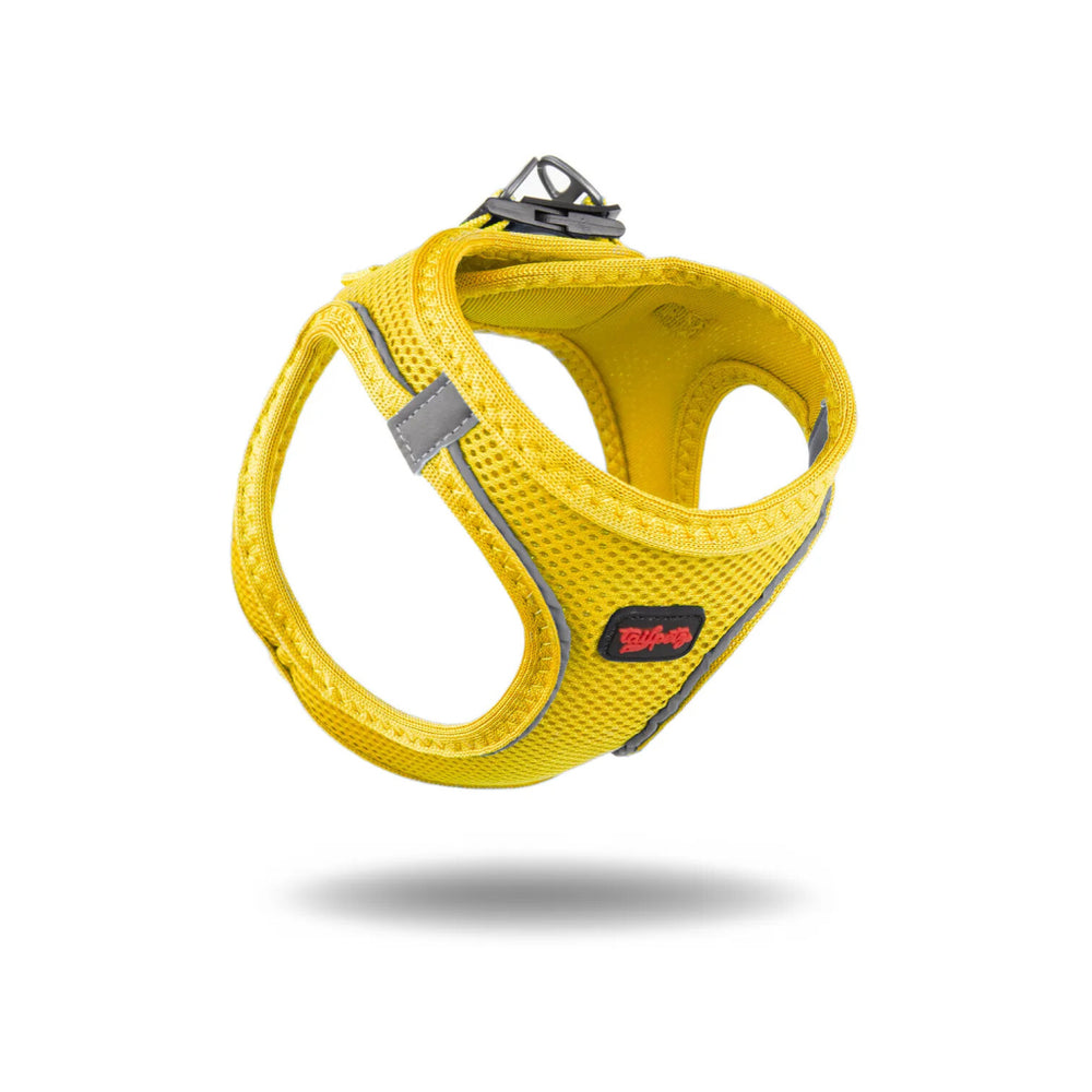 Tailpetz Air-Mesh Dog Harness Comfortable Fit Yellow 2XS