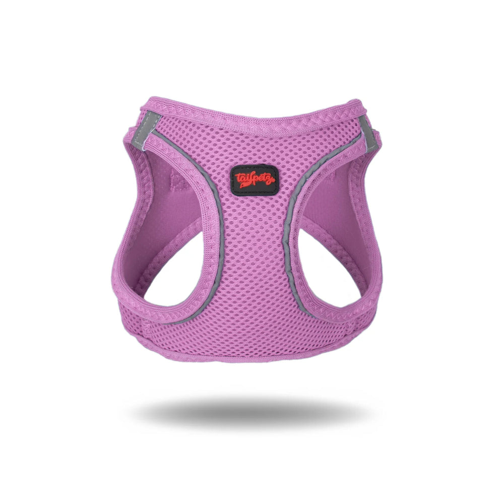 Tailpetz Air-Mesh Dog Harness Comfortable Lilac XS