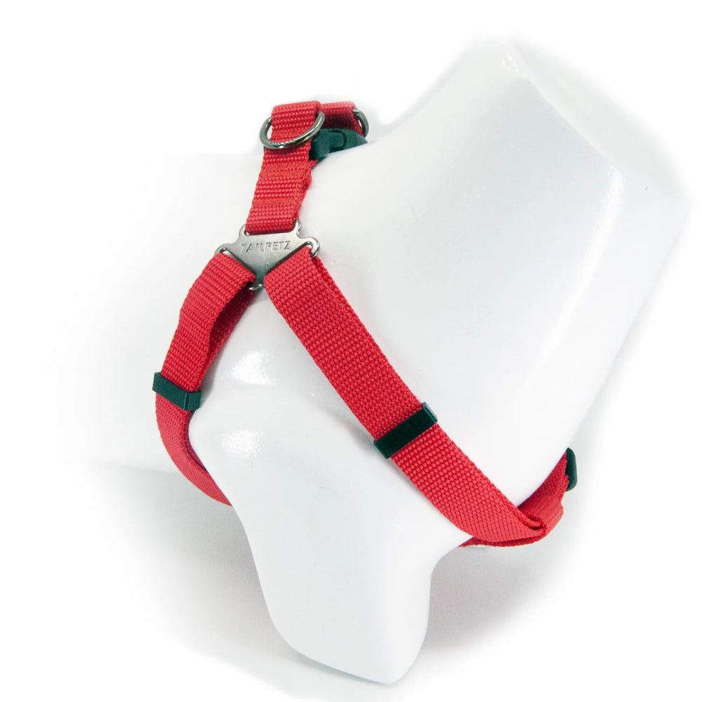 Tailpetz Step-In Dog Harness Adjustable Red S