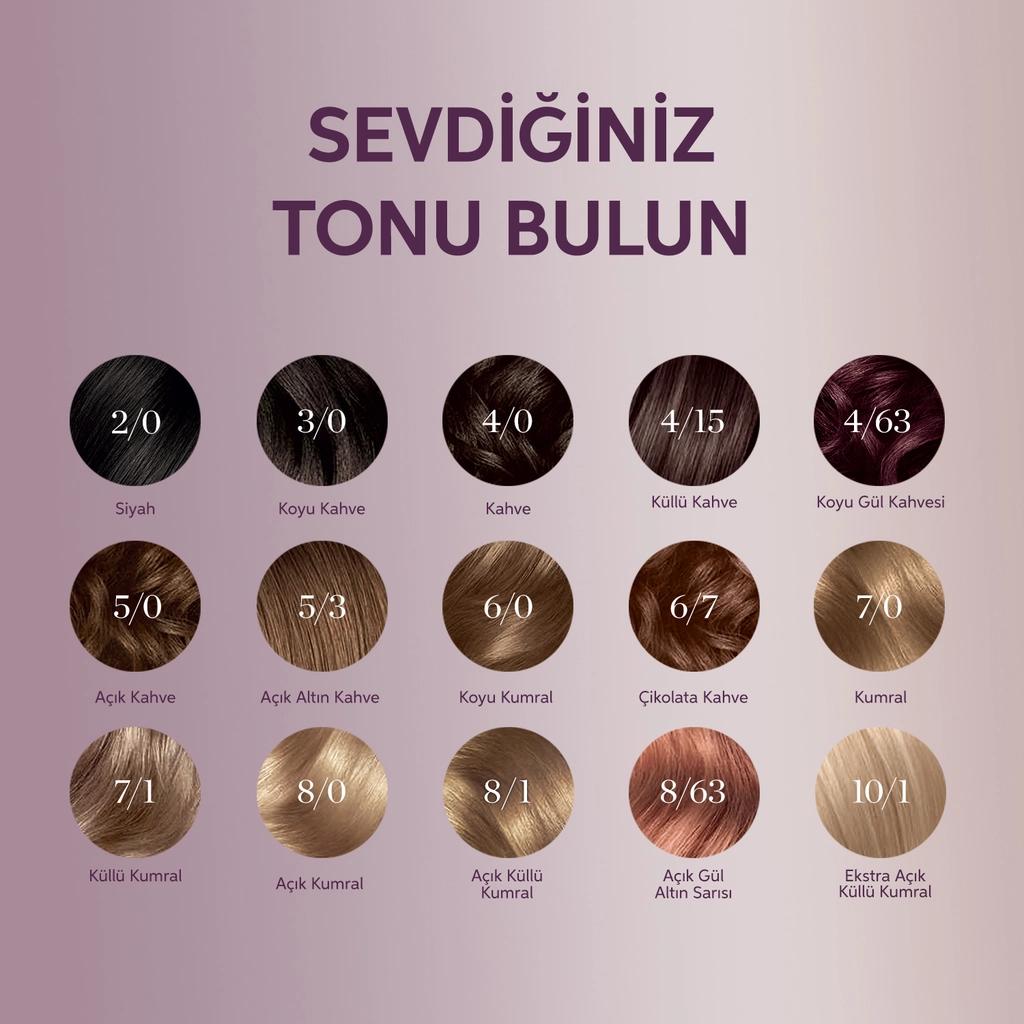 Wella Koleston Deluxe Ammonia-Free Hair Dye 4/63 Dark Rose Brown