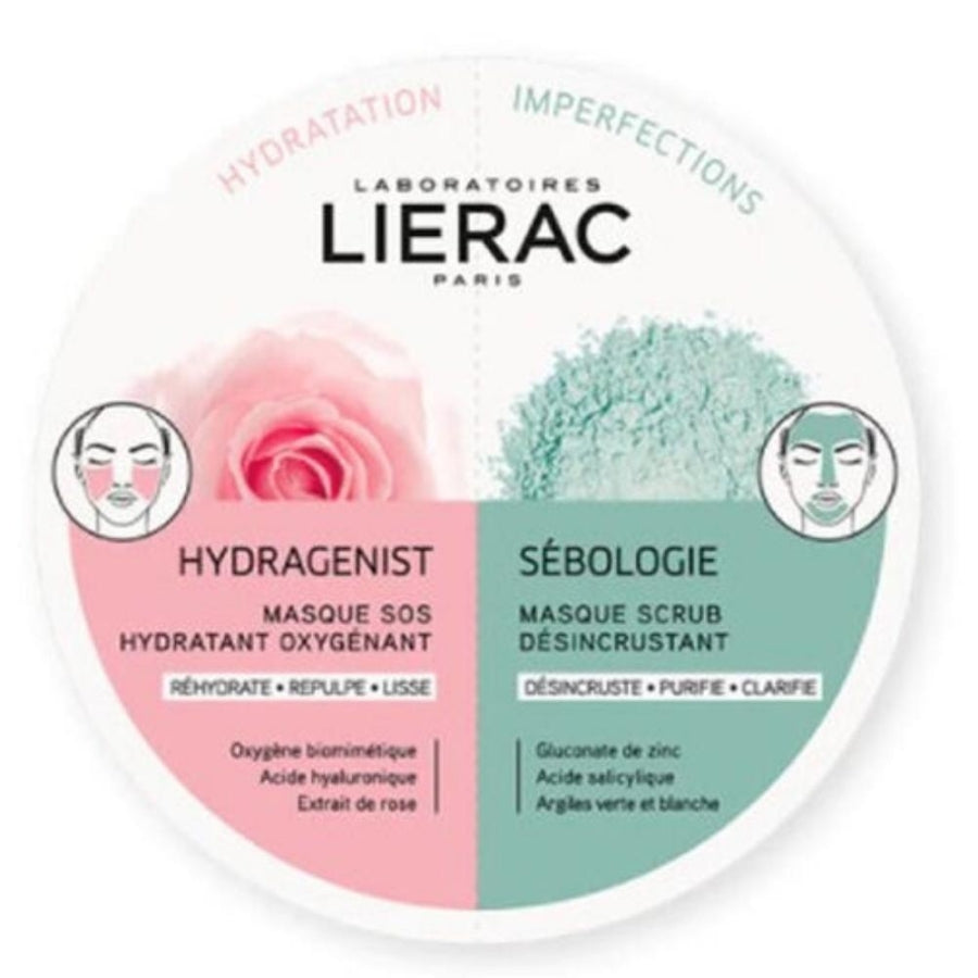 Lierac Hydragenist & Sebologie Duo Mask Set 2 x 6 ml