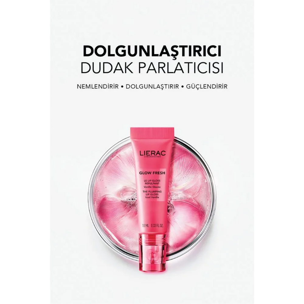 Lierac Glow Fresh Plumping Lip Gloss with Hyaluronic Acid 10 ml