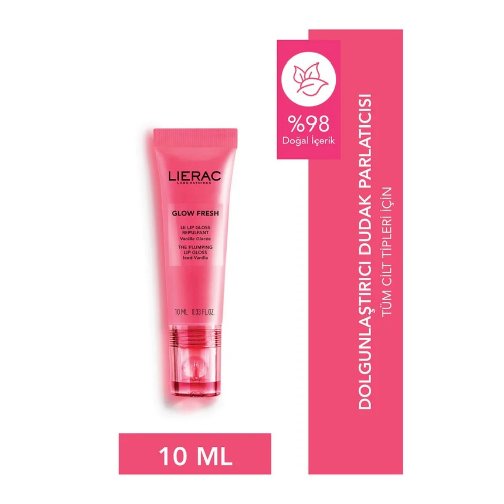 Lierac Glow Fresh Plumping Lip Gloss with Hyaluronic Acid 10 ml