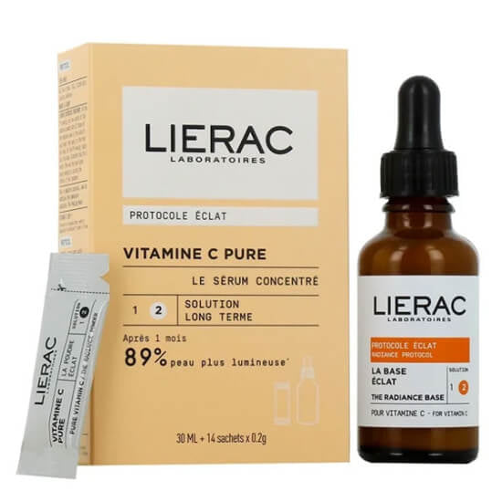 Lierac Radiance Protocol Vitamin C Brightening Serum 30ml + 14 Sachets