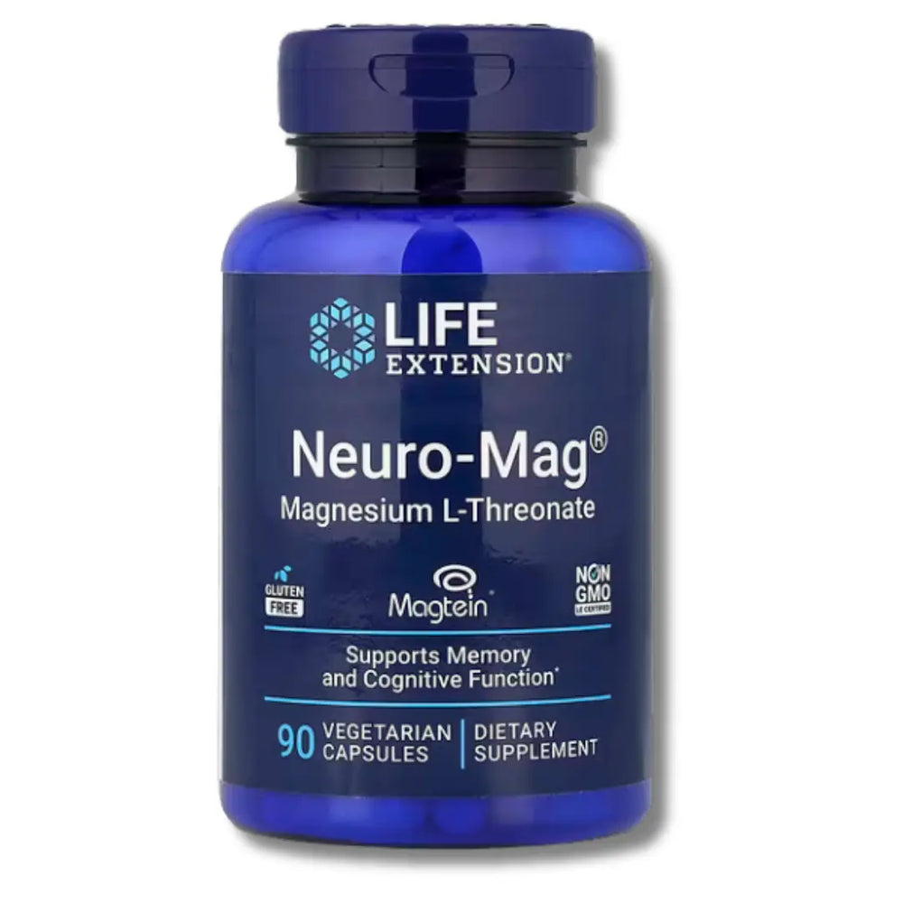 Life Extension Neuro-Mag Magnesium L-Threonate Supplement 90 Capsules