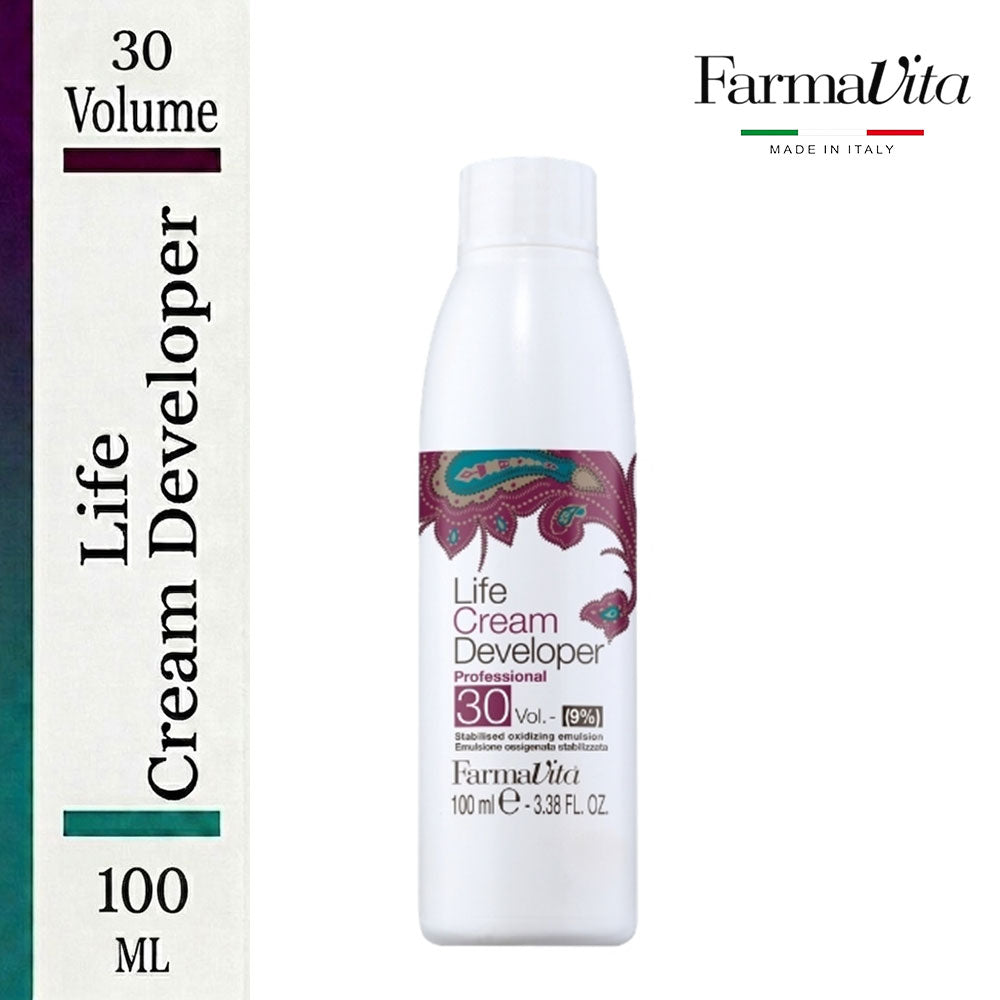 Farmavita Life Cream Developer 30 Volume Hair Activator 100 ml