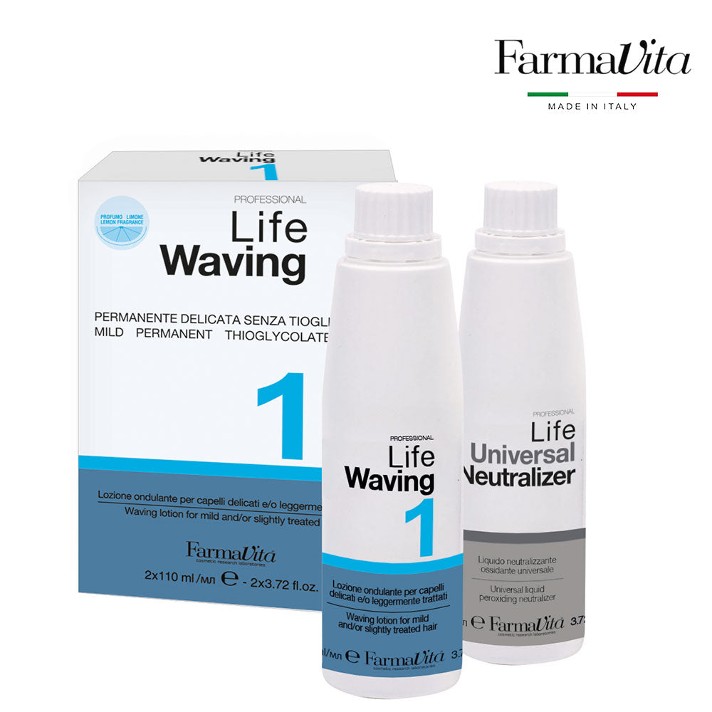 Farmavita Life Perma Kit No:1 for Color-Treated Hair 2x100ml